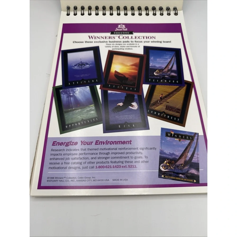 2 Vtg Stuart‎ Hall Notebooks 1990s Winners Collection Project Planner Legal Pads